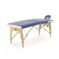 Массажный складной стол Med-Mos JF-AY01 двухсекционный, голубой/белый