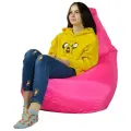 Кресло-мешок Груша (цвет розовый, размер XXL, ткань дюспо) PuffMebel