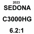 Shimano Sedona 2500 C3000HG спиннинговая катушка, 2023 Sedona C3000HG