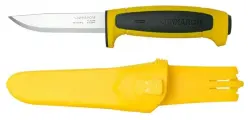 Нож Morakniv Basic 546 2020 Edition нержавеющая сталь, пласт. ручка (желтая) чер. вставка, 13712