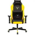 Кресло игровое Knight Neon черный/желтый соты экокожа с подголов. крестов. металл