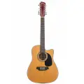 Гитара акустическая 41 двенадцатиструнная Натуральная (Инструмент начинающего музыканта, Fabio FB12 4110 NL)