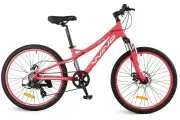Подростковый велосипед Wind Victory 24, год 2025, цвет Розовый