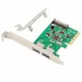 Контроллер PCIe x4 v3.0 (Asmedia ASM1142) USB 3.2 Gen2x1, 2 x USB-A (ORIENT AM-31U2PE-2A)