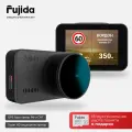 Видеорегистратор для автомобиля Fujida Zoom Hit S WiFi с GPS информатором, WiFi-модулем и магнитным креплением