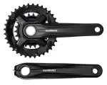 Система Shimano EFCMT210CX60CL, MT210, 170мм, для 2x9ск, интегрированный вал, 46/30, с защитой, цвет черный, EFCMT210CX60CL