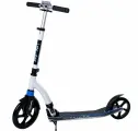 Самокат Saimaa A7, складной, регулируемый руль, двухколесный городской, колеса 230/180 мм, белый