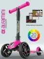 Самокат детский трехколесный с наклейками Alfa Mini R от Buggy Boom