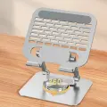 Металлическая подставка для телефона и планшета, настольная, складная, вращающаяся на 360°