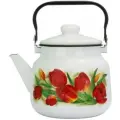 Чайник эмалированный 3,5л Тюльпаны 01-2713/4