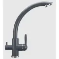 Смеситель для кухни Ulgran Classic U-017-343 Антрацит латунь Россия