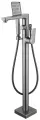 Смеситель для ванны с душем Lemark Bronx LM3744GM напольный, графит