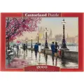 Пазл Castorland Along the River (C-200566), 2000 дет., красный