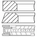 GOETZE 08-306800-00 (01158N0 / 0830680000 / 630034) кольца поршневые d86x1.5x1.5x3 std (1) Opel (Опель) kadett 86