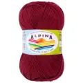 Пряжа Alpina BABY SUPER SOFT, 50 % хлопок, 50 % бамбук, 50 г, 150 м, 10 шт., №18 т.красный