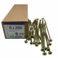 Конструкционные саморезы Trusty TCC 6х200 потайные 100шт