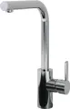 Смеситель для кухни Laparet Mithra N2066417LPT с поворотным изливом, хром, глянцевый, однорычажный, латунный, с керамическим картриджем