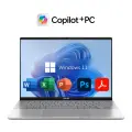 14 Ноутбук ASUS Vivobook S 14, WUXGA, AMD Ryzen 5 220 (4.9 ГГц), RAM 24 ГБ DDR5, SSD 1 ТБ, AMD Radeon 740M, Windows 11 Pro + Microsoft Office 2021, Русская раскладка, Silver, ЕАС