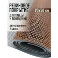 Коврик резиновый противоскользящий 90х50см покрытие на пол
