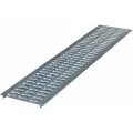 AQUADRENAG Решетка штампованная оцинкованная РШО Standart DN200 A15 (1000x236) 2023622Zn