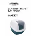Лоток для кошек закрытый Maddy, цвет изумруд, 62х49.5х47.5 см, 44060S IMAC,