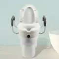 Сиденье (насадка) приподнятое на унитаз со съемными поручнями