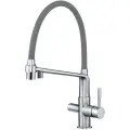 Смеситель для кухни (мойки) Kern 2094 Satin сатин/серый