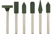 FIT IT Насадки резиновые полировальные , мелкой зернистости , набор 6 шт. 36923