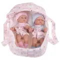Кукла Arias Elegance Babis Gemelos, виниловая, в люльке, 26см
