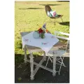 PN-0174589 Набор для вышивания гладью (скатерть) Vervaco Spring flowers and butterflies Весенние цветы и бабочки