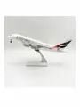 Металлическая модель самолета Emirates A380 (30 см)