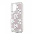 DKNY для iPhone 16 чехол Liquid Glitter Checkered Hard Pink