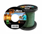 Плетеный шнур для рыбалки PE ULTRA Dark Green 0,40mm 1500m
