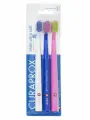 Набор зубных щеток CURAPROX CS 5460/3 (белый-синий-розовый) ultrasoft, d 0,10 мм (3 шт.)