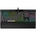 Corsair Игровая клавиатура проводная K70 MAX RGB, Английская раскладка, черный матовый