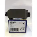 Дисковые тормозные колодки задние SANGSIN BRAKE SP1672 для Great Wall Safe, Mazda CX-3, Mazda CX-5 (1 шт.) черный