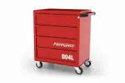 Тележка инструментальная с 4 ящиками. (3000 Красный)