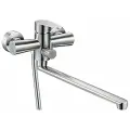 Смеситель для ванны с душем G.LAUF SOLONЕ JAT7-A094 (D35 длин. излив) нерж