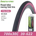 Шина INNOVA 700C 700x25C/28C/30C для шоссейного велосипеда, Розовый
