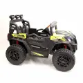 Электромобиль BUGGY RF-101 4WD желтый, для детей от 1 года, 2 места, 12 В, 10 Ач
