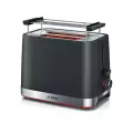 Тостер Bosch TAT4M223, 2 отделения, 970 Вт, черный, механическое управление