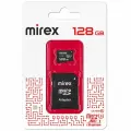 Карта памяти microSDXC Mirex 128 Гб класс 10 UHS-I U3 - с адаптером SD