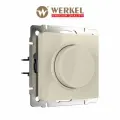 Диммер WERKEL W1142003, установка скрытая, управление механическое, IP20, слоновая кость