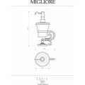 Дозатор Migliore Edera ML. EDR-60.317. BR