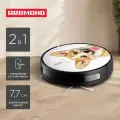 Умный робот-пылесос REDMOND RV-R630S WiFi (корги), сухая и влажная уборка, гарантия 12 месяцев, работает с Алисой