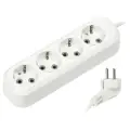 Удлинитель SmartBuy SBE-16-4-05-Z, 4 розетки, с/з, 16А / 3500 Вт 4 5 м 1 кв. мм 190 мм 50 мм белый