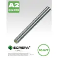 Шпилька нержавеющая сталь М8х1000, 10 шт.