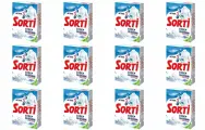 Sorti Стиральный порошок Голубой поток,350 г,12 шт