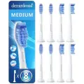Насадки для Philips Sonicare, средняя жесткость, 8 шт. Demirdental (Германия)