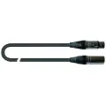Микрофонный кабель серии Just с металлическими разъемами XLR мама - XLR папа, длина 2 метра - QUIK LOK JUST MF 2 SL